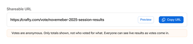 Employee Voting Link