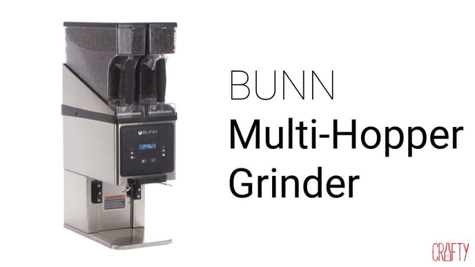 BUNN Stainless Steel Multi-Hopper Grinder