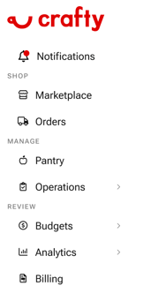 Notification Center Menu