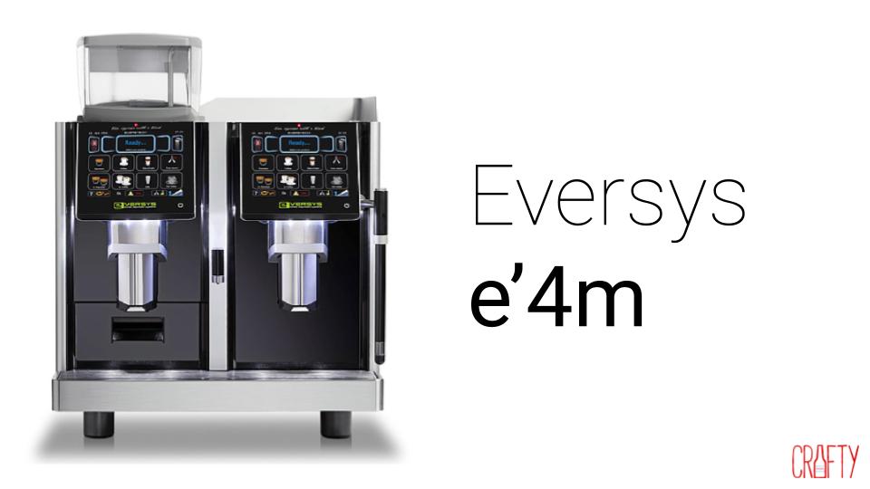 Eversys e'4m office coffee machine