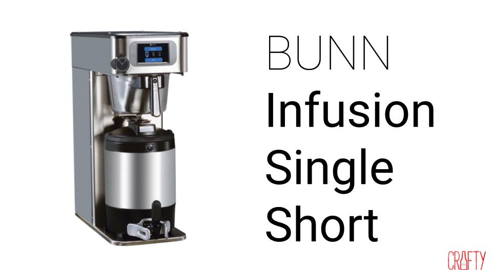 Bunn infusion single short corporate coffee machine