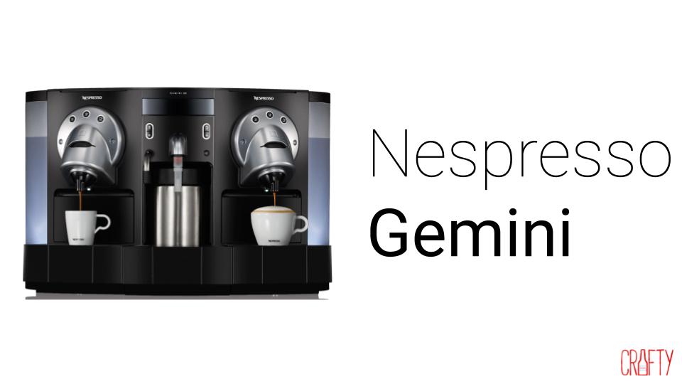 Capsules and Pods for Gemini Machine - Nespresso Professional